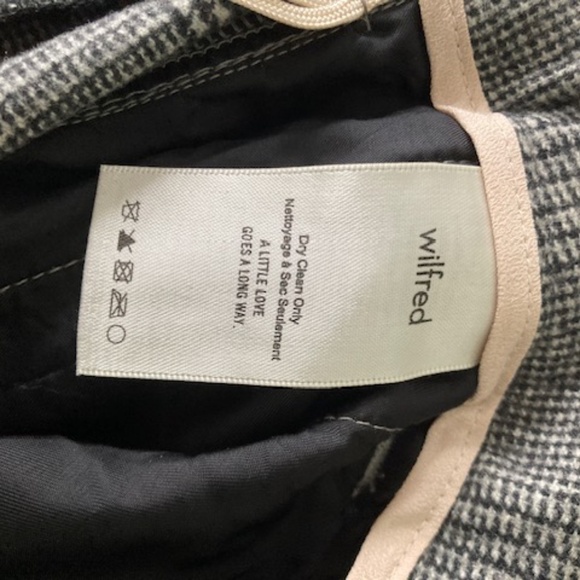 Wifred high rise wide leg crop plaid trousers - Picture 5 of 6